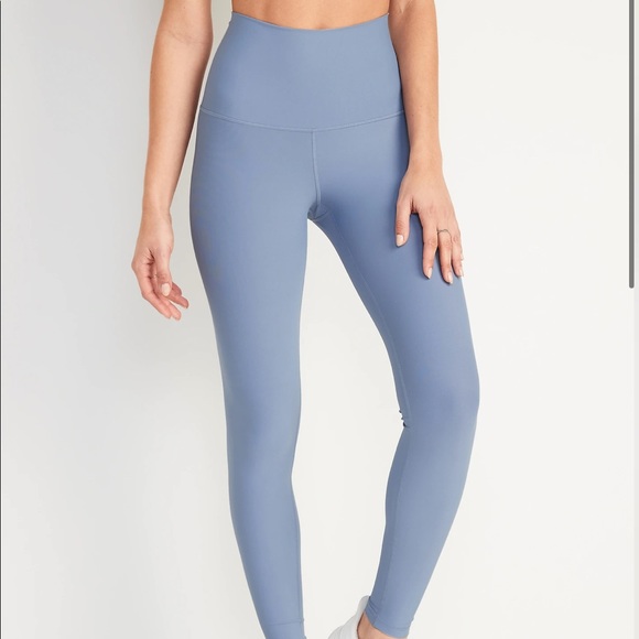 Blue high waisted leggings - Picture 2 of 5